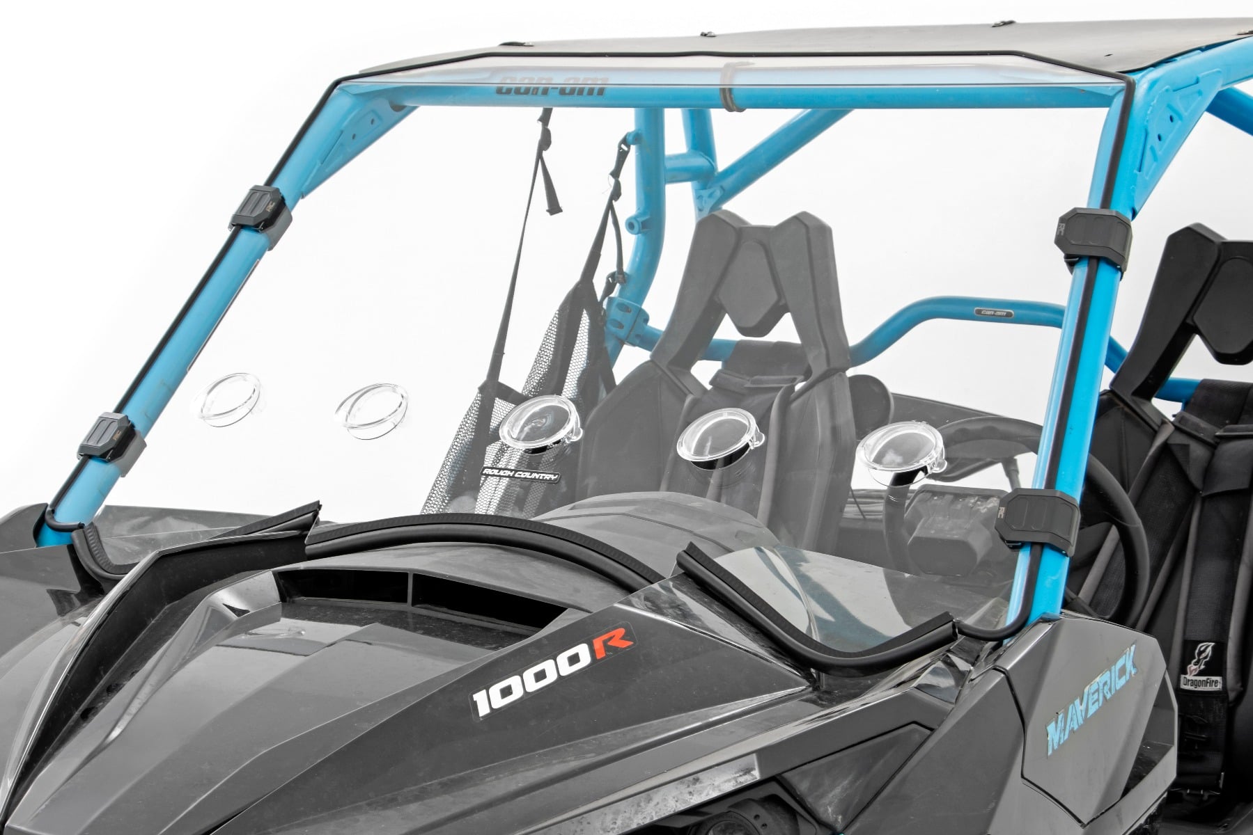 Rough Country Vented Full Windshield for Can-Am Maverick