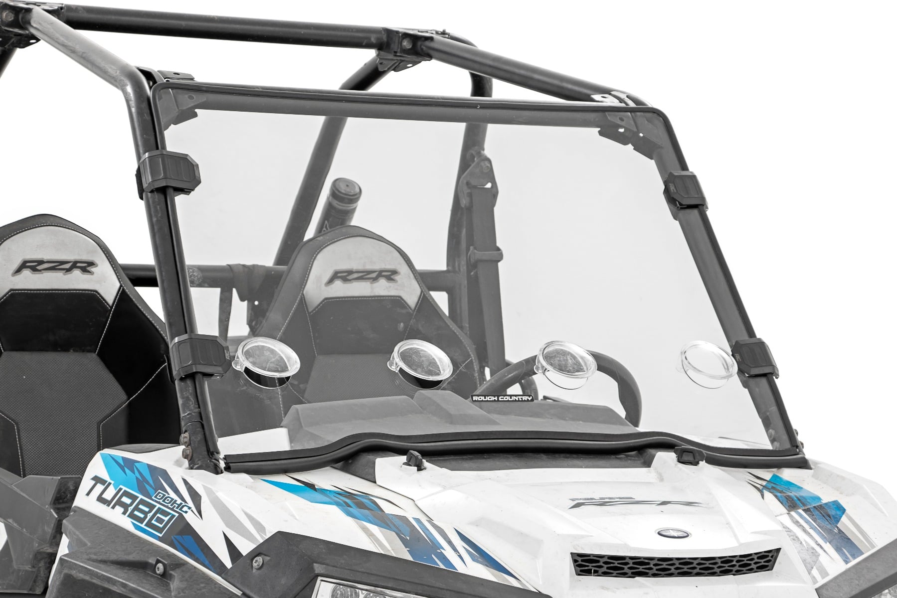 Rough Country Vented Full Windshield for Polaris RZR XP 1000