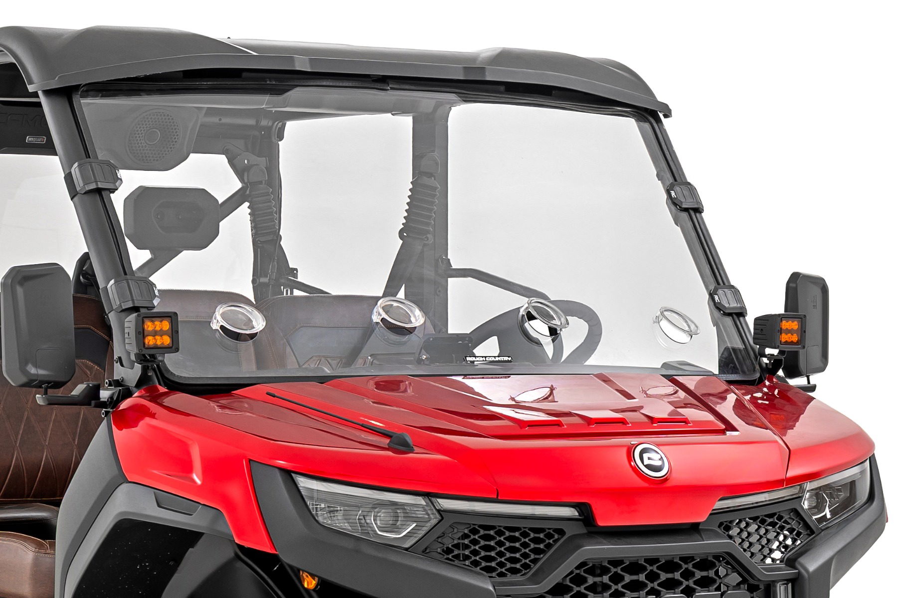 Rough Country Vented Full Windshield for CFMOTO UFORCE U10 Pro