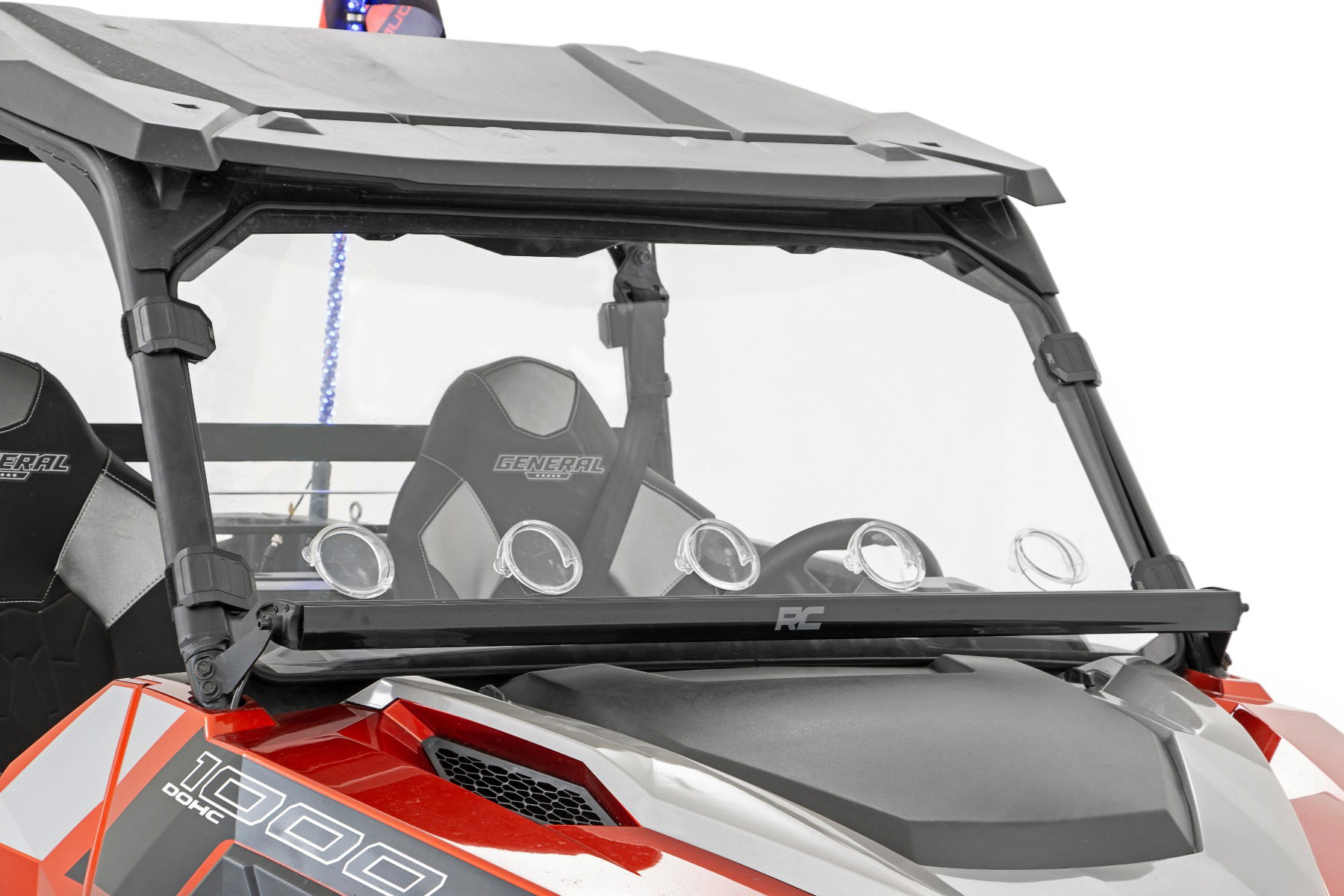 Rough Country Vented Full Windshield for Polaris General