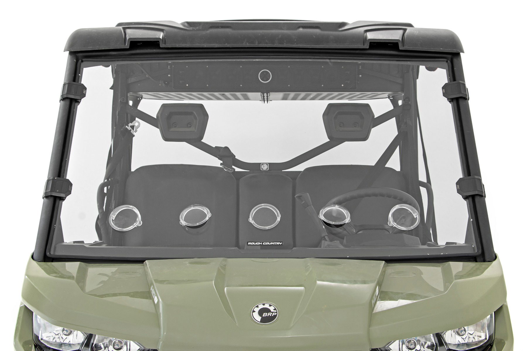 Vented Full Windshield for Can-Am Defender, Rough Country 98262030