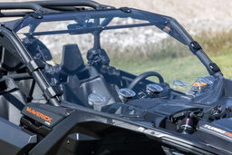 Vented Full Windshield for Can-Am Maverick X3 (2017–2023), view 4, Rough Country 98272030
