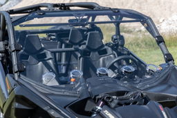Vented Full Windshield for Can-Am Maverick X3 (2017–2023), view 5, Rough Country 98272030