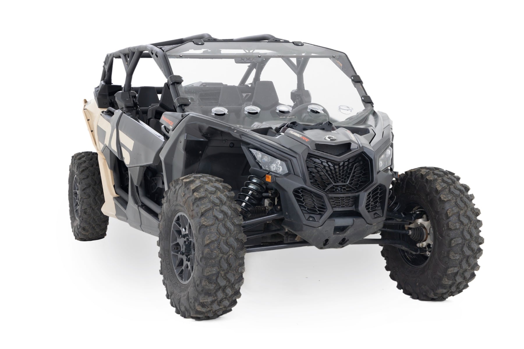 Vented Full Windshield for Can-Am Maverick X3 (2017–2023), Rough Country 98272030