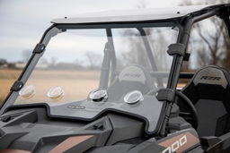 Vented Full Windshield for Polaris RZR XP 1000 (2020–2023), view 4, Rough Country 98292010