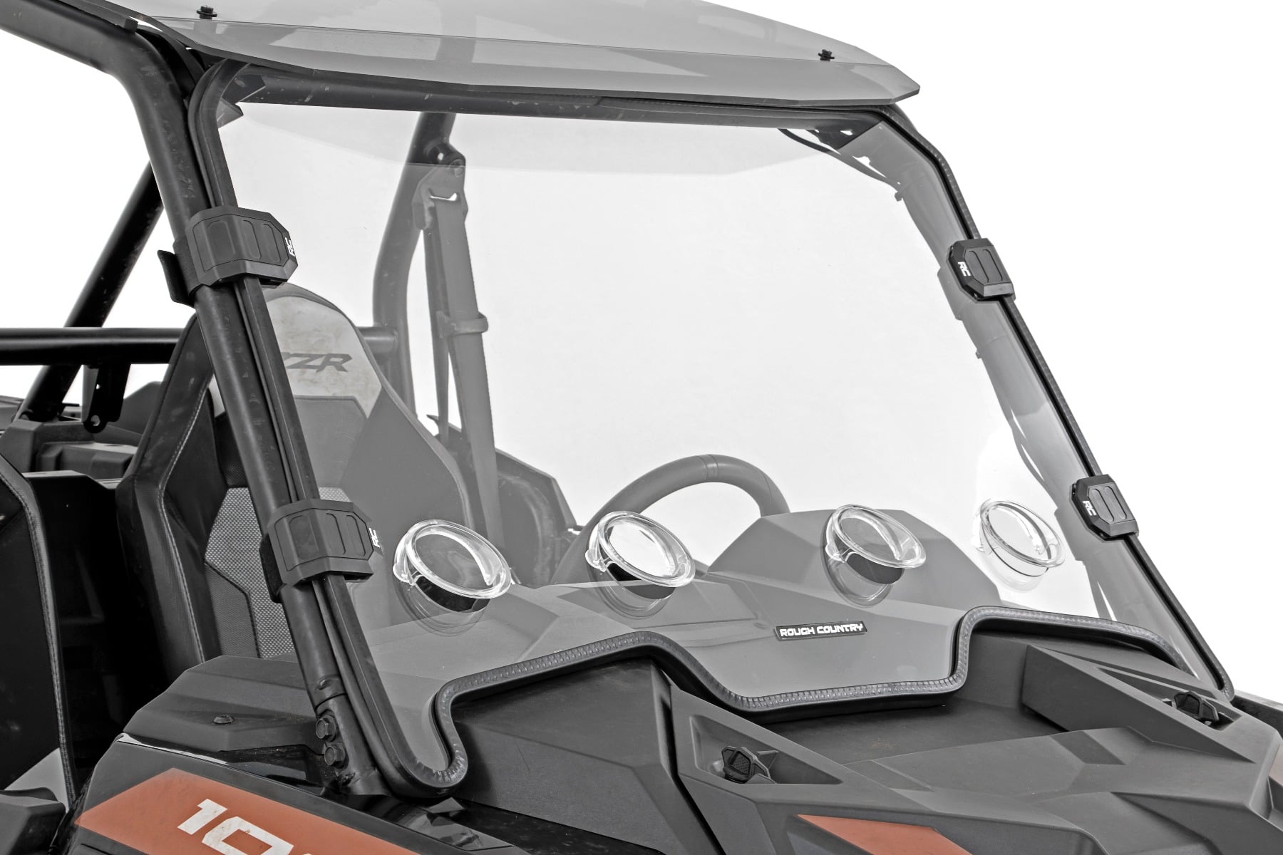 Rough Country Vented Full Windshield for Polaris RZR XP 1000