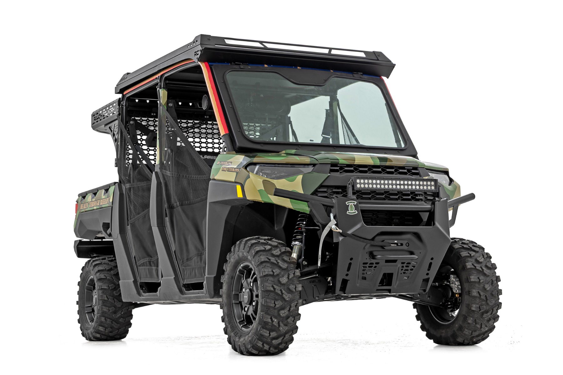 Electric Tilt Windshield for Polaris Ranger XP 1000, Rough Country 98417221
