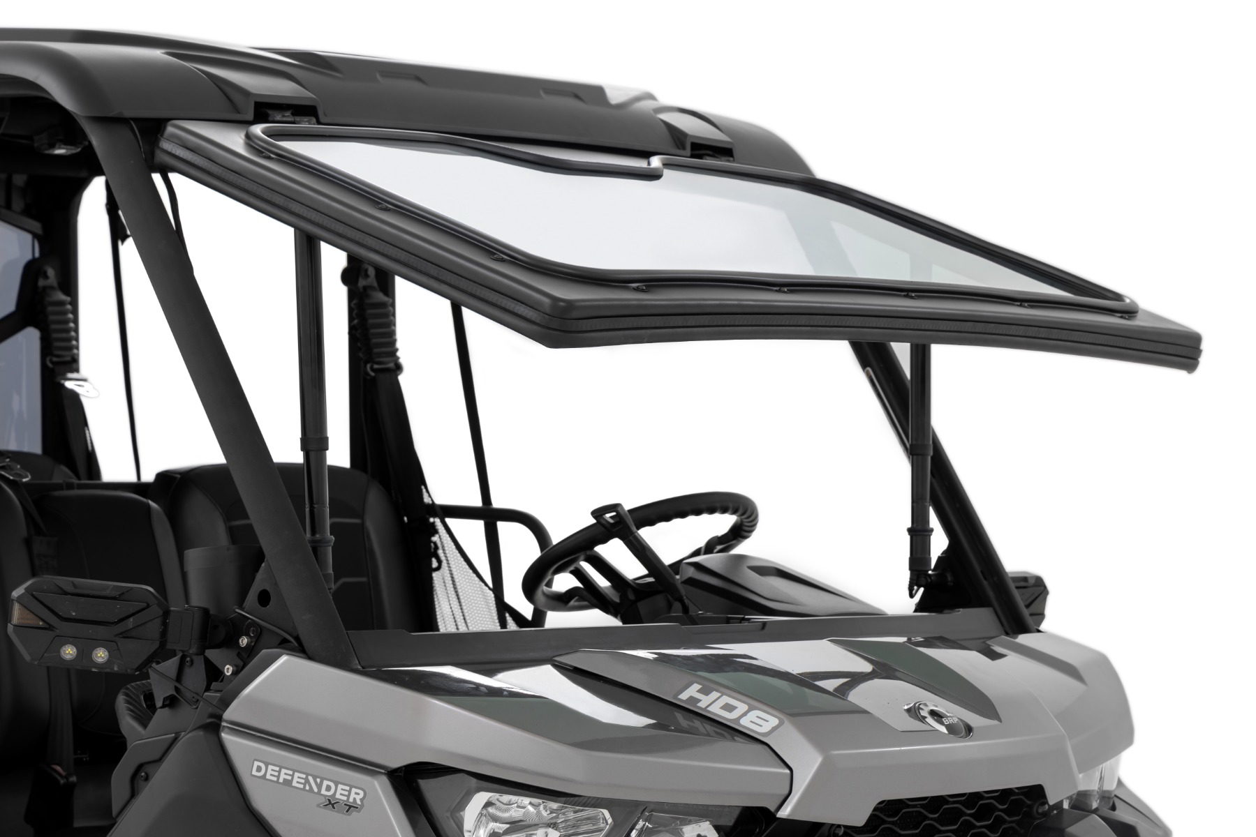 Rough Country Electric Tilt Windshield Kit for Can-Am Defender 4WD