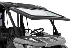 Electric Tilt Windshield Kit for Can-Am Defender 4WD shown installed, Rough Country 98418213