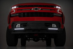 LED Front Bumper Fascia Cover for Silverado 1500 (2019-2022), view 3, Rough Country 99028