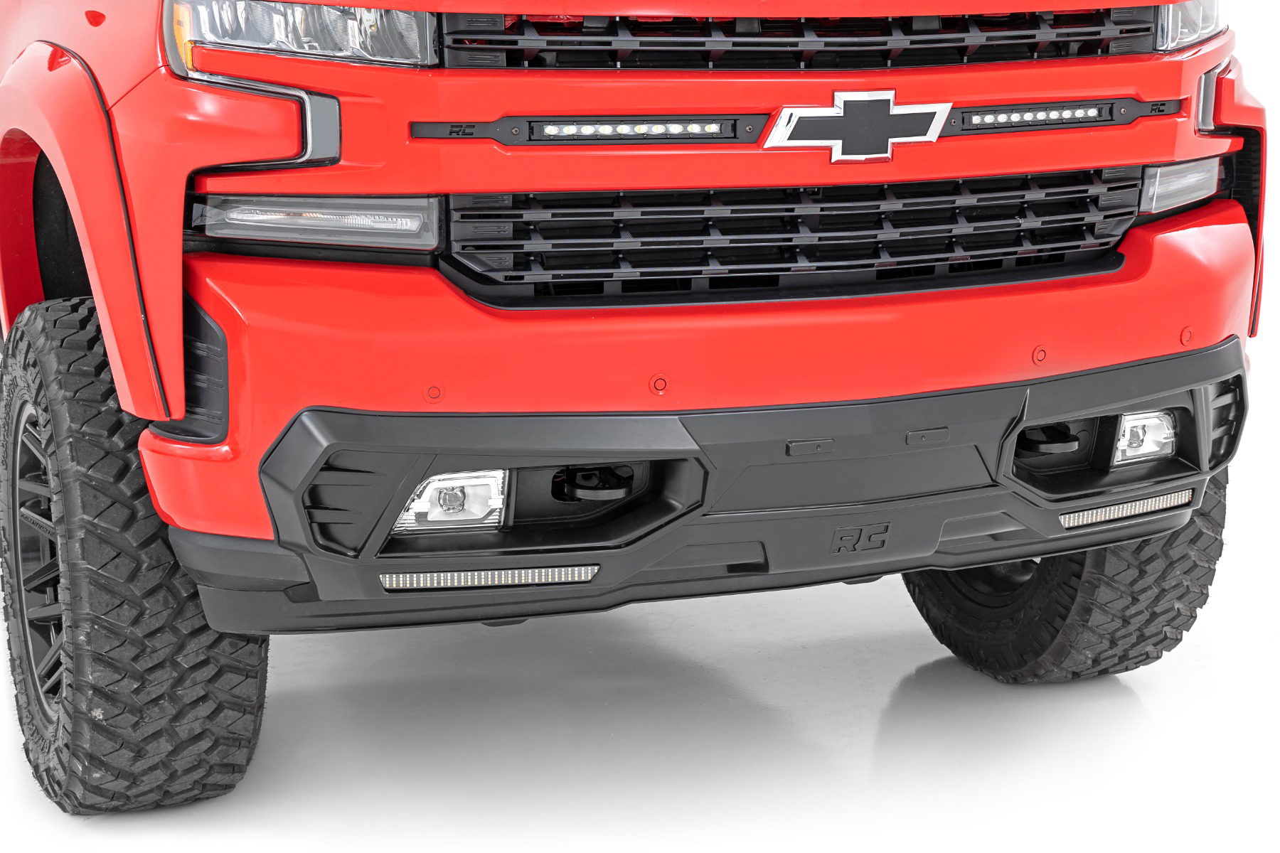 Rough Country LED Front Bumper Fascia Cover for Silverado 1500