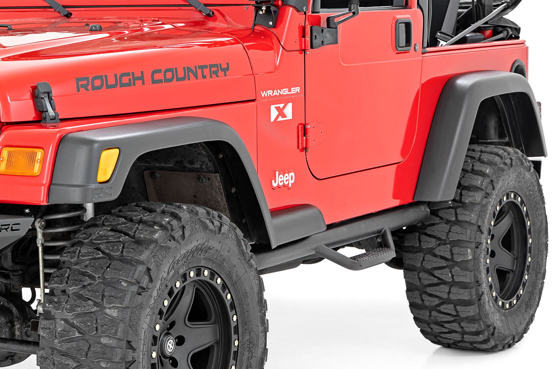 Rough Country Fender Flares for Jeep Wrangler 4WD
