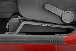 Under-Seat Locking Storage Box for Jeep Wrangler (2007-2017), view 2, Rough Country 99035