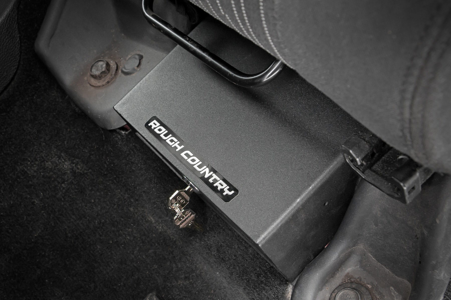 Rough Country Under-Seat Locking Storage Box for Jeep Wrangler