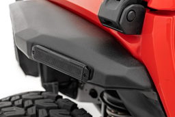 High-Clearance LED Flat Fenders for Jeep Wrangler (2018-2025), view 2, Rough Country 99036