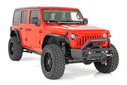 High-Clearance LED Flat Fenders for Jeep Wrangler (2018-2025), view 3, Rough Country 99036