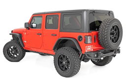 High-Clearance LED Flat Fenders for Jeep Wrangler (2018-2025), view 4, Rough Country 99036