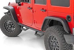 High Clearance LED Flat Fender Flares for Wrangler JK, view 2 — Rough Country 99037