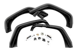 High Clearance LED Flat Fender Flares for Wrangler JK, view 4 — Rough Country 99037