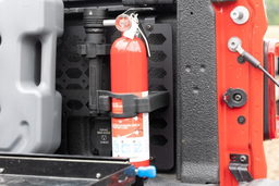 Rubber MOLLE Clamp for Standard Fire Extinguishers, view 3, Rough Country 99069
