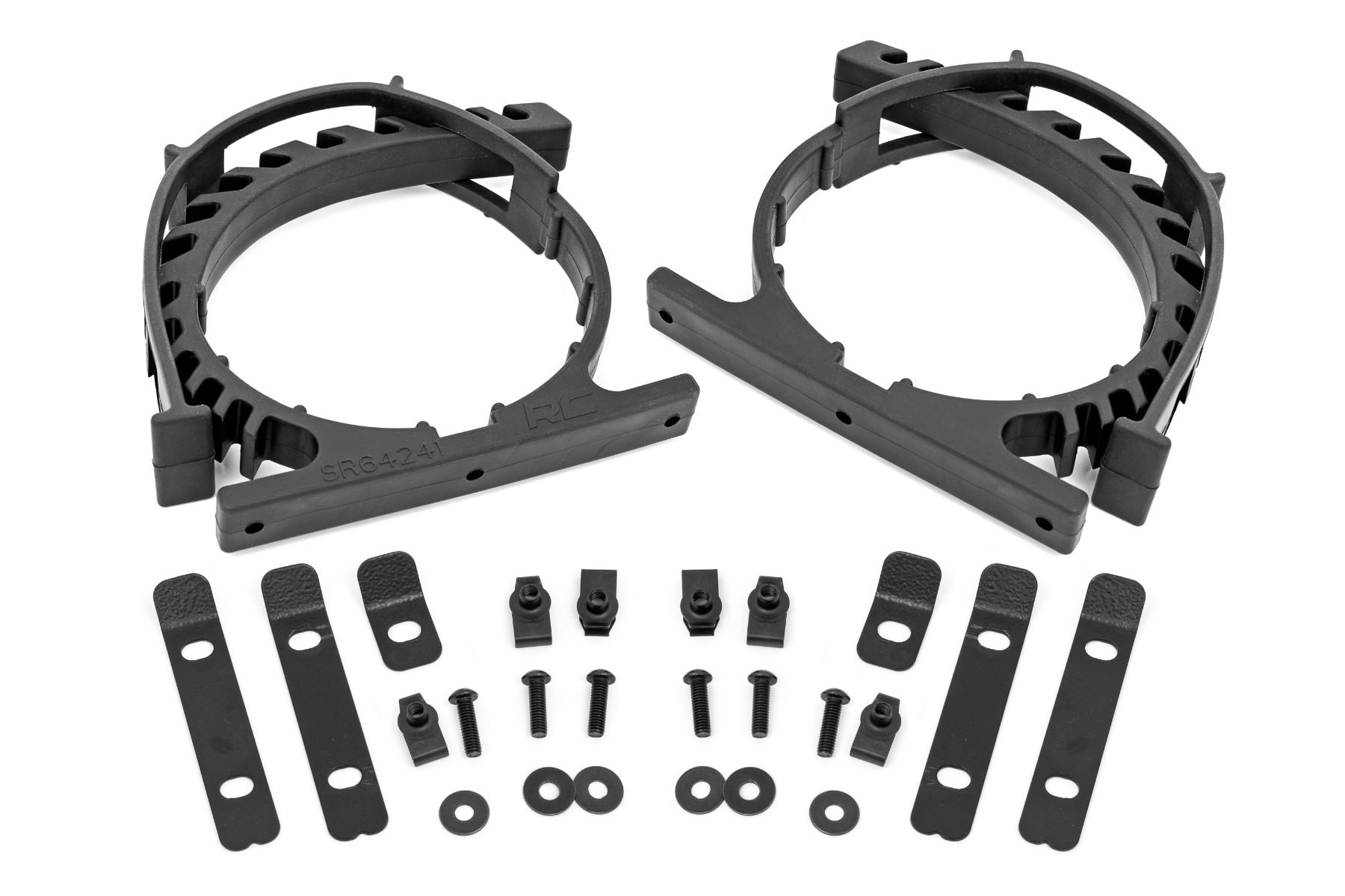 Rough Country Wide-Range MOLLE Clamps, 2-1/2 to 9-1/2 Inch