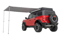 Retractable Roof Rack Awning (Rough Country 99081) shown installed