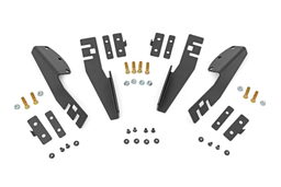 Bed Rack T-Rail Mount for Factory Cargo Rails, view 2, Rough Country 99082