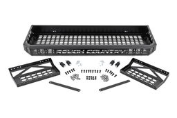 Over Bed Cargo Rack with Molle Panels for UTV Beds, view 4, Rough Country 99087