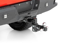 Class III Adjustable Multi-Ball Trailer Hitch shown installed, Rough Country 99100