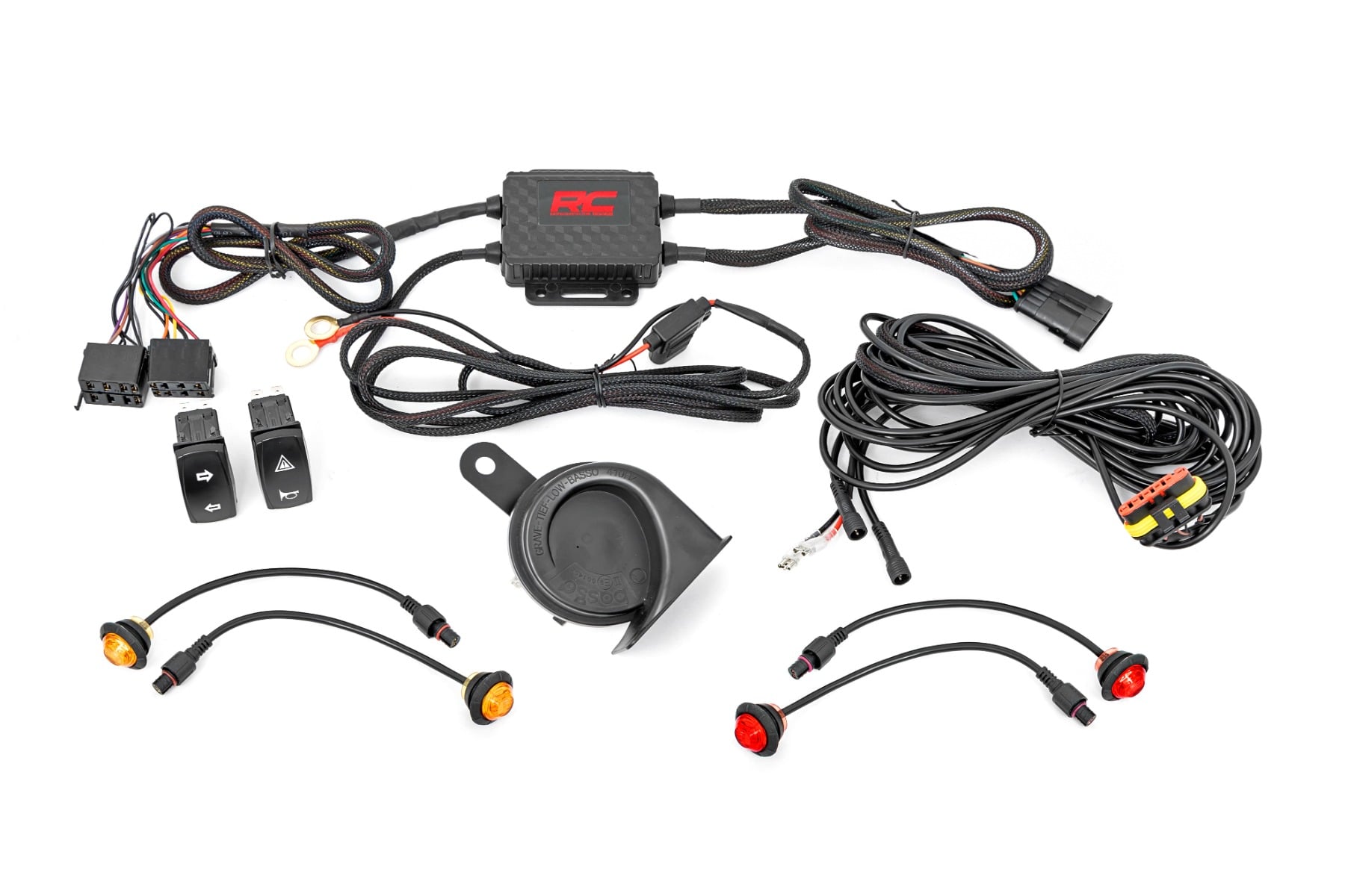 Rough Country Universal UTV Turn Signal Kit with Horn — 12V
