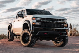 Paint-to-Code Fender Flares for Chevrolet Silverado 1500, view 3, Rough Country A-C12211-GBA