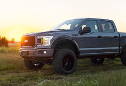 No-Drill Fender Flares for Ford F-150 (2015-2020), view 3, Rough Country A-F11811-G1