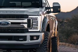 Fender Flares for Ford F-250 and F-350 Super Duty (2017-2022), view 2, Rough Country A-F21112-G1