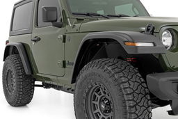 WF1 Fender Flares for Jeep Wrangler (2018-2025), view 2, Rough Country A-J01822