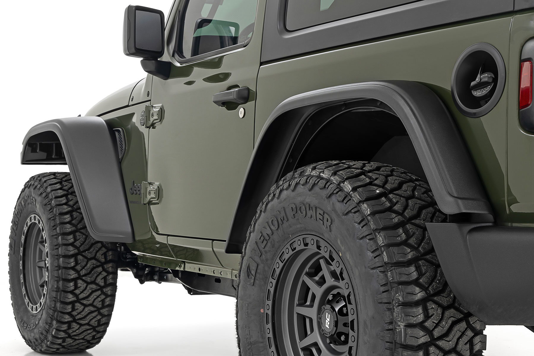 Rough Country WF1 Fender Flares for Jeep Wrangler