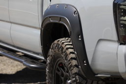 Low-Gloss Black Fender Flares for Toyota Tacoma (2016-2023), view 5, Rough Country A-T11621-202