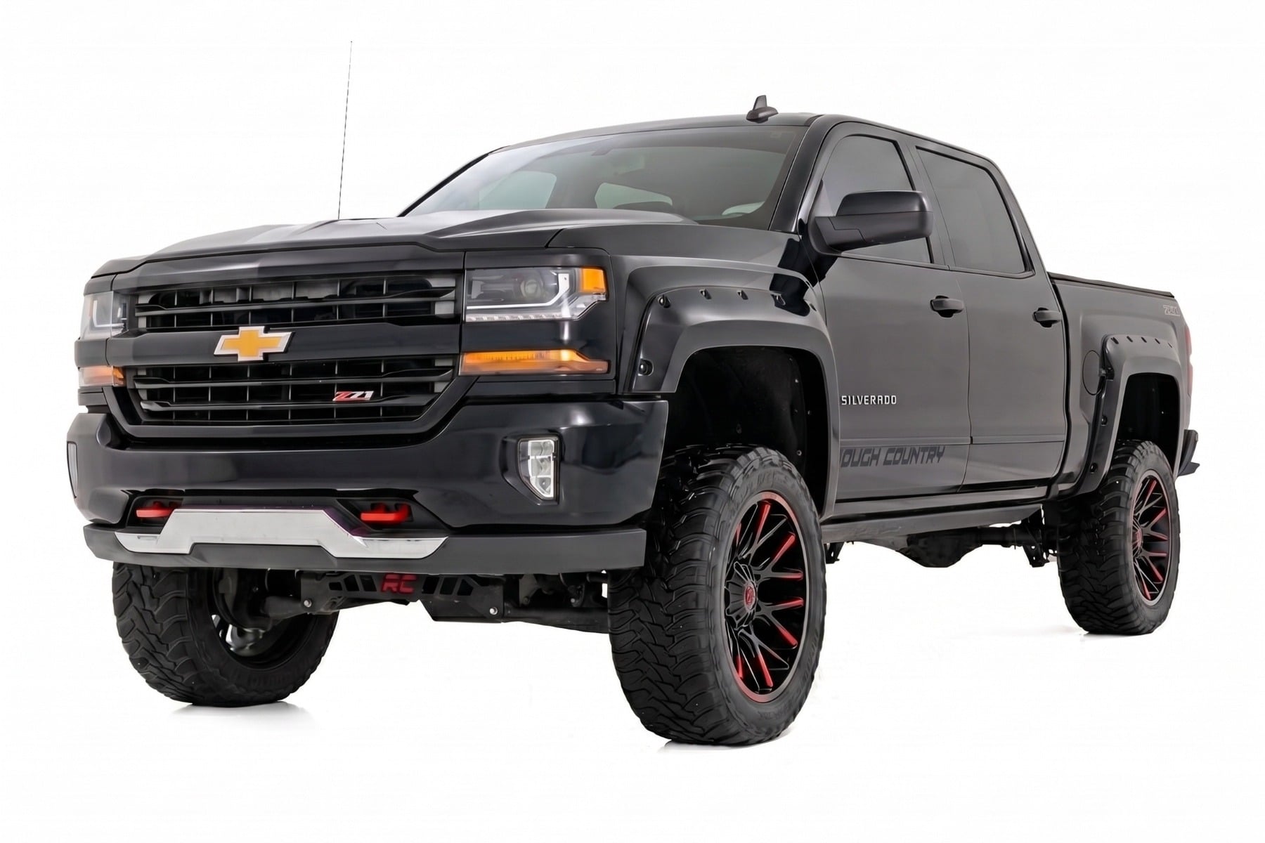 Paint-to-Code Pocket Fender Flares for Silverado (2014–2019), Rough Country F-C11412B-GBA