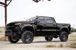 Paint-to-Code Fender Flares for Silverado 1500 (2019–2025), view 4, Rough Country F-C319201A-GBA