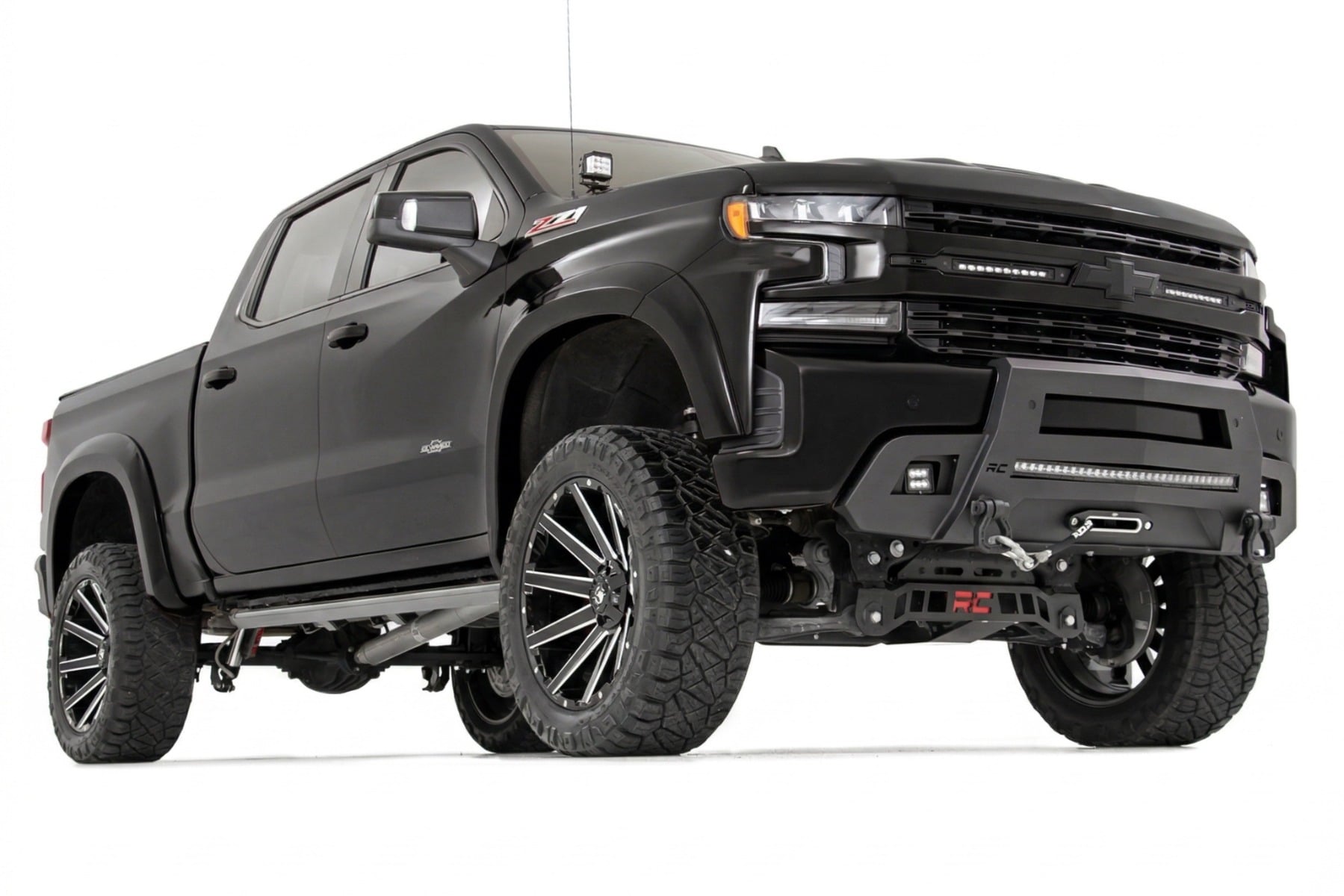 Paint-to-Code Fender Flares for Silverado 1500 (2019–2025), Rough Country F-C319201A-GBA