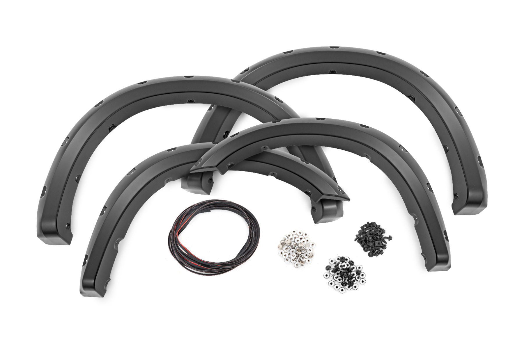 Rough Country 2-Inch Pocket Fender Flares for Ram 2500 and 3500