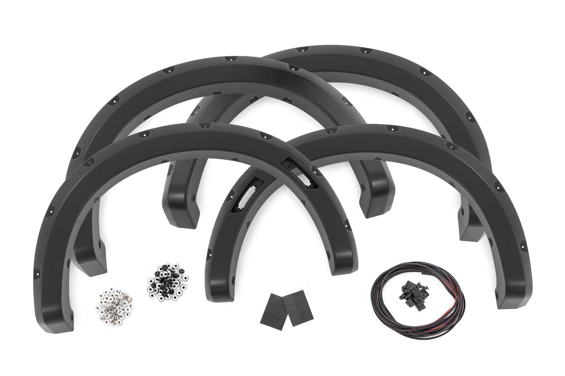 Riveted Pocket Flares for Ford Ranger (2024-2025), Rough Country F-F12401-G1