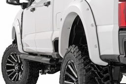 Riveted Pocket Flares for Ford Super Duty (2023-2025) shown installed, Rough Country F-F20231-YZ