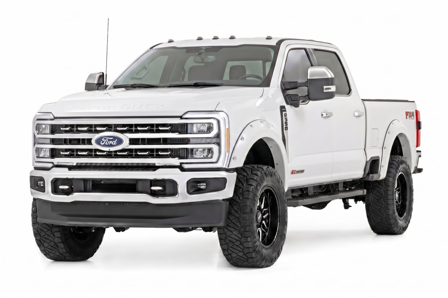 Riveted Pocket Flares for Ford Super Duty (2023-2025), Rough Country F-F20231-YZ
