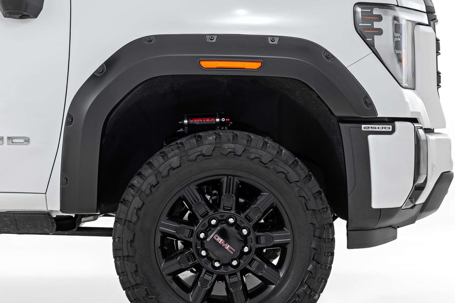 2-Inch Pocket Fender Flares for GMC Sierra 2500/3500 HD (2020-2025), Rough Country F-G12011A