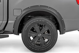 Pocket Fender Flares for Nissan Titan Crew Cab (2017-2024), view 3, Rough Country F-N101705A