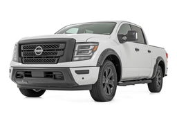 Pocket Fender Flares for Nissan Titan Crew Cab (2017-2024), view 4, Rough Country F-N101705A