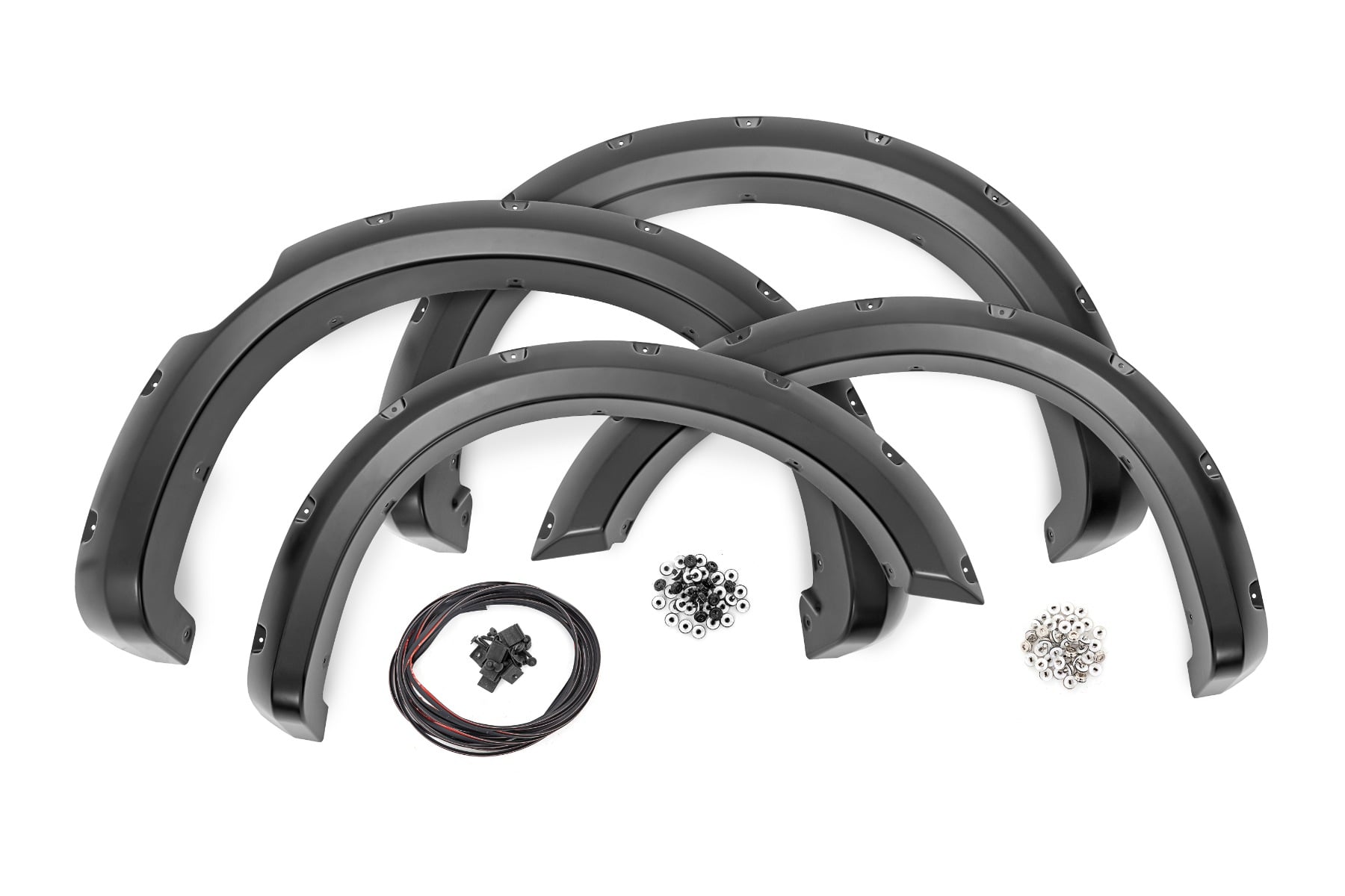 Pocket Fender Flares for Nissan Titan Crew Cab (2017-2024), Rough Country F-N101705A
