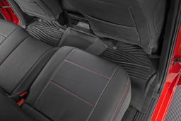 Flex-Fit Floor Mat Set for 2014–2018 Silverado/Sierra Crew Cab, view 4, Rough Country FF-21413