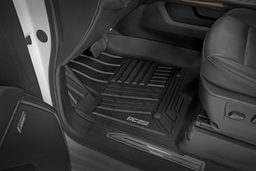 Flex-Fit Front Floor Mats for GM 1500 and 2500 Crew Cab, view 2, Rough Country FF-2161
