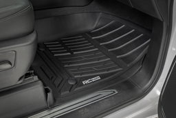 Flex-Fit Front Floor Mats for GM 1500 and 2500 Crew Cab, view 3, Rough Country FF-2161